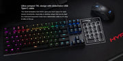 HyperX HX-KB7RDX-US Alloy Origins Core Tenkeyless Mechanical RGB Gaming Wired Keyboard-Red Switch(Open Box) HyperX
