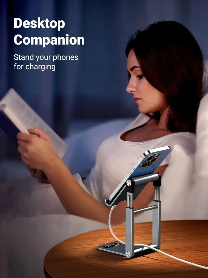 UGREEN Phone Stand Desk Cell Phone Holder Adjustable Height Foldable Portable iPhone 13 Pro Max 12 Samsung Galaxy (50324) Ugreen