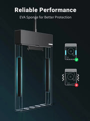 UGREEN 2.5 Inch External Hard Drive Enclosure 5Gbps USB 3.0 UASP Tool-Free 1.6FT Cable 7mm 9.5mm SATA SSD HDD (30719) Ugreen