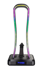 Cosmic Byte Vulcan RGB Headphone Stand With Mouse Bungee & 4 Port USB 2.0 HUB (Open Box) Cosmic Byte