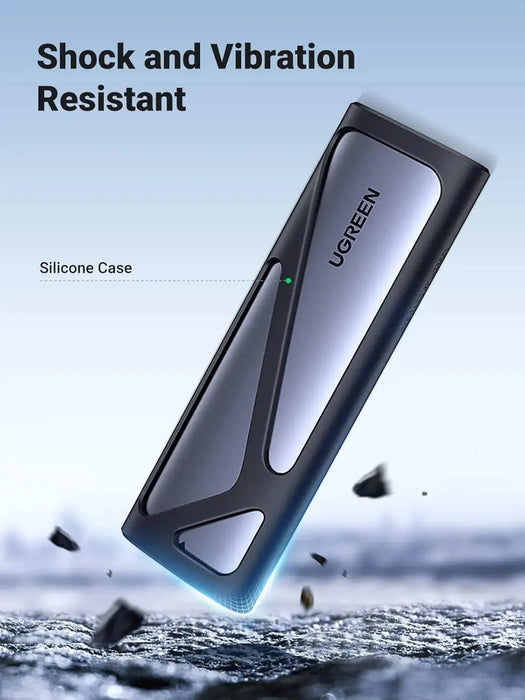 UGREEN M.2 NVMe SATA SSD Enclosure USB-C 3.2 Gen2 10Gbps Thunderbolt 3 Tool-Free External Case 2280 2260 2242 2230 (90264) Ugreen