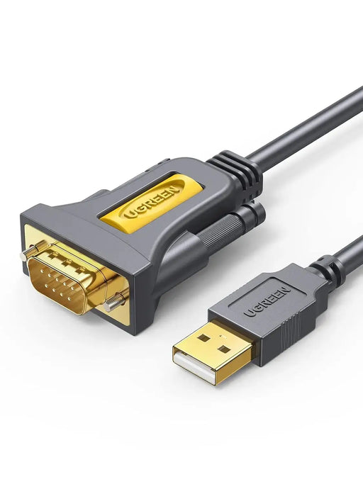 UGREEN USB to RS232 Adapter Cable 2M PL2303 Chipset DB9 Male Serial Converter PC Laptop Router CNC GPS (20222) Ugreen