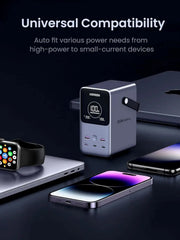 UGREEN 300W 48000mAh Portable Charger Power Bank Smart Digital Display Lighting SOS 153Wh 5 Port USB C Outdoor (25286) Ugreen