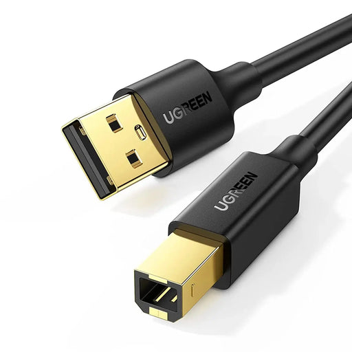 UGREEN USB 2.0 Printer Cable 5M A to B Male Gold Plated HP Canon Epson Dell Samsung Scanner Cord (10352) Ugreen