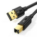 UGREEN USB 2.0 Printer Cable 5M A to B Male Gold Plated HP Canon Epson Dell Samsung Scanner Cord (10352) Ugreen