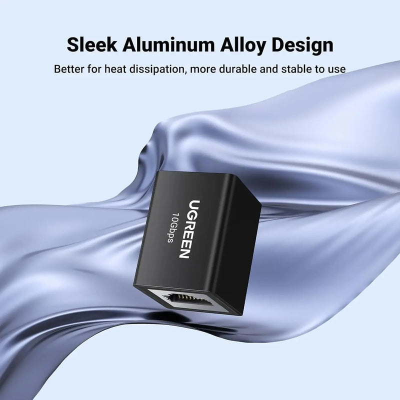 UGREEN RJ45 Coupler 10Gbps Ethernet Extender Cat8 Cat7 Cat6 Cat5 Cable 328ft Long Distance Aluminum Alloy Shell 25964 Ugreen