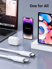UGREEN USB-C to Lightning Cable 1M MFi-Certified PD Charging Rubber Shell iPhone Xs Max XR X 8 iPad Pro Air MacBook (10493) Ugreen