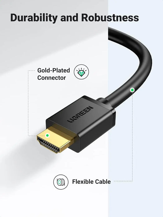 UGREEN HDMI to DVI Cable 3M Bi-Directional High Speed 1080P Full HD Laptop PC Monitor Projector Graphics (10136) Ugreen
