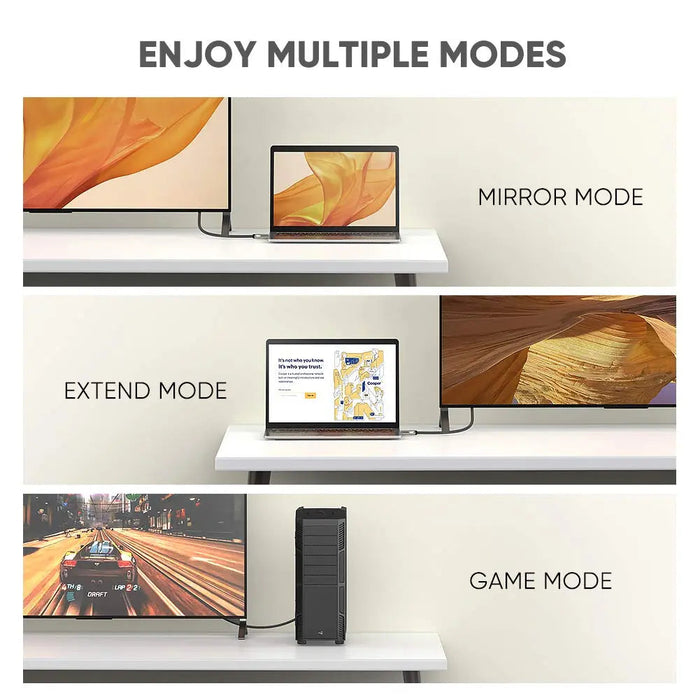 UGREEN 3M DisplayPort 1.4 Cable UHD Gold-Plated Zinc Alloy Braided 8K@60Hz 4K@144Hz 32.4Gbps HDP HDCP Gaming Monitor PC 60844