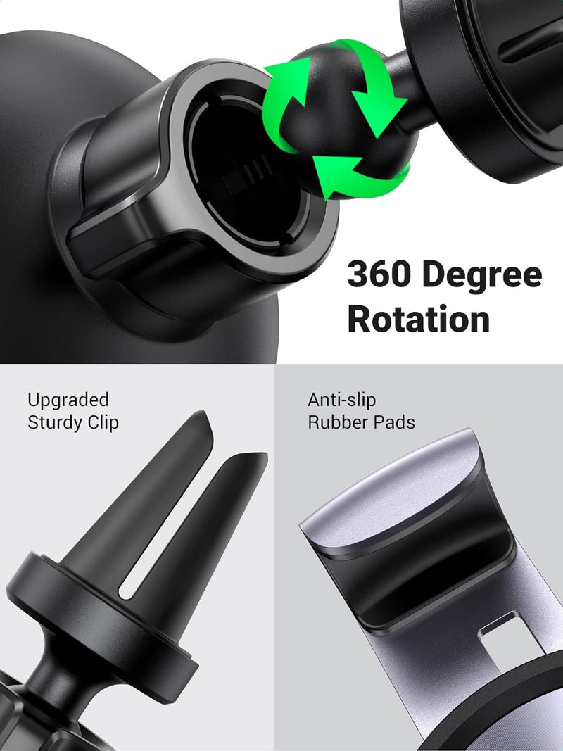 UGREEN LP130 50564 gravity auto-lock air vent phone holder 360-degree rotation