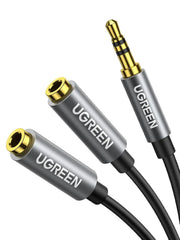 UGREEN AV123 10532 20cm 3.5mm male to dual female headphone splitter