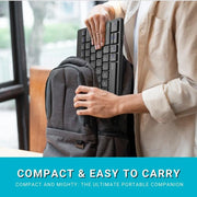 RAPOO 8000M Multi-Mode Keyboard & Mouse Bluetooth 3.0/4.0 Wireless 2.4 GHz 1300 DPI Combo-Black Rapoo