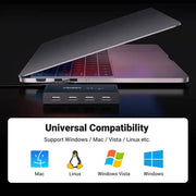 UGREEN 2x4 USB 2.0 Sharing Switch Box 2 In 4 Out Peripheral Switcher Printer Scanner Keyboard Mouse PC Laptop USB Hub Switch 30767 Ugreen