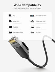 UGREEN NW122 70334 slim Cat 6A cable high-quality materials