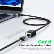 UGREEN Cat6 Ethernet Extension Cable 3M F/UTP RJ45 Male to Female 1000Mbps Gigabit Router PS5 Xbox Smart TV PC (11282) Ugreen