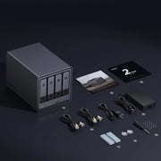 UGREEN NASync DXP4800 4 Bay NAS, Intel N100 Quad-core CPU, 8GB DDR5 RAM, 2 * 2.5GbE, 4K HDMI, Storage drives not included (25372) Ugreen