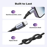 UGREEN Lightning to 3.5mm Headphone Adapter MFi Certified Aluminum Shell iPhone 11 Pro Max X XR XS 7 8 Plus 30756 Ugreen