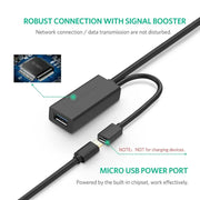 UGREEN USB 3.0 Active Extension Cable 5M 5Gbps Signal Amplifier A Male to Female Laptop PC Mac Flash Drive (20826) Ugreen