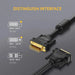 UGREEN 3M DVI-D 24+1 Dual Link Male to Male Digital Video Cable Gold Plated Ferrite Core 2560x1600 Gaming DVD Laptop HDTV 11607 Ugreen