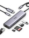 UGREEN 7-in-1 Multi-Functional Adapter 4K 60Hz HDMI Gigabit Ethernet 2 USB 3.0 100W PD SD/TF MacBook Dell Surface (60515) Ugreen
