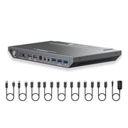 AV Access 8KSW21DP-DM 8K DisplayPort KVM Switch for Two Computers, Supports Dual Monitors & 144hz/165hz/240hz High Refresh Rate Gaming AV Access