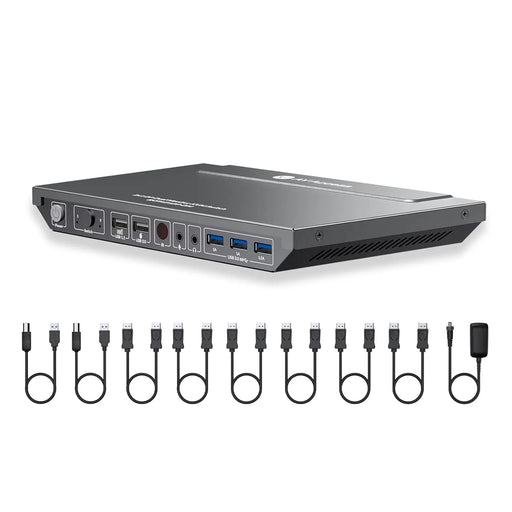 AV Access 8KSW21DP-DM 8K DisplayPort KVM Switch for Two Computers, Supports Dual Monitors & 144hz/165hz/240hz High Refresh Rate Gaming AV Access