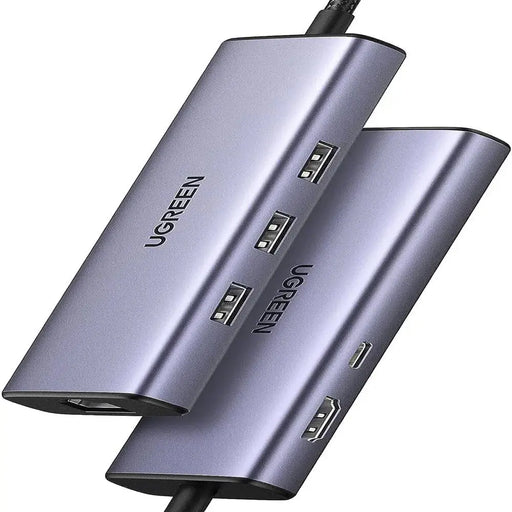 UGREEN 6-in-1 USB-C Multiport Docking Station 1000Mbps Ethernet 4K HDMI 100W PD 3x USB-A 3.0 MacBook iPad Pro Surface Laptop 15598 Ugreen