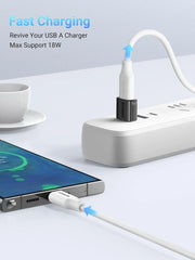 UGREEN 10Gbps USB to USB-C Adapter 3 Pack – Type-C Female to USB-A Male Fast Charge & Sync Converter (45299) TeckPot