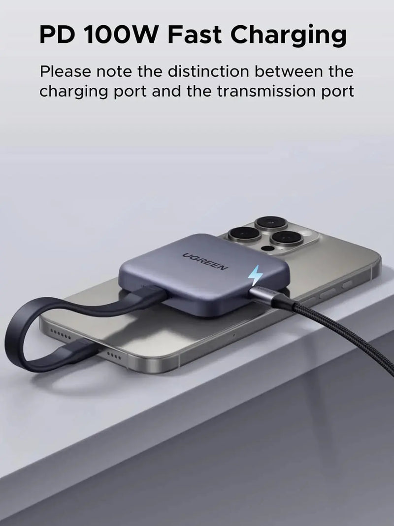 UGREEN Magnetic USB C SD 4.0 Card Reader, Portable Micro SD Card Reader Memory Card Reader Adapter for iPhone 16/15 MacBook Compatible 312MB/s SD/TF/Micro SD Ugreen