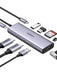UGREEN 9-in-1 Dual HDMI USB-C Dock USB 2.0 2 USB 3.0 RJ45 1000M USB C PD 60W 2 HDMI 4K 60Hz SD/TF MacBook Dell XPS (90119) Ugreen