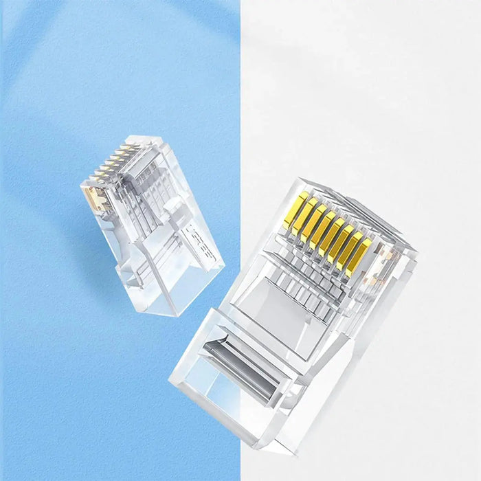 UGREEN Cat 6 U/UTP Unshielded Modular Plug LAN High Speed Gigabit Network Router Modem Smart TV PC Laptop 100 Pcs (60558) Ugreen