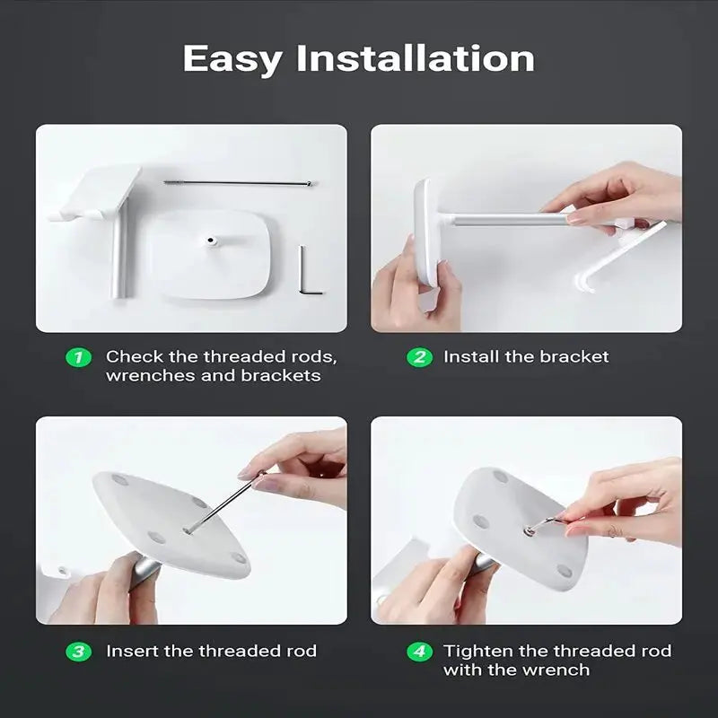 UGREEN Metal Multi-Angle Height Adjustable Desk Phone Holder 5°-45° All 4.0"-7.9" Device Stand Tablet Smartphone (60343) Ugreen