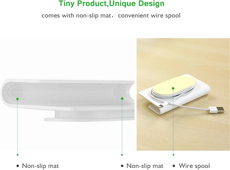 UGREEN Wall Mount Phone Holder – White | Adhesive Wall Charging Dock(30394) TeckPot