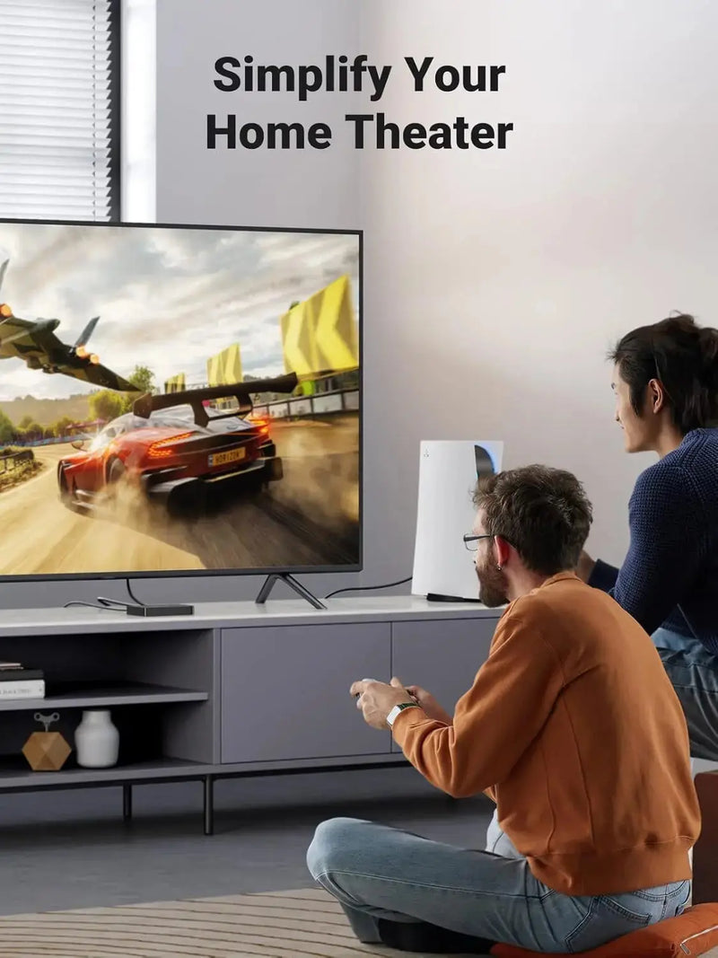 UGREEN 3x1 HDMI Switch 3 In 1 Out IR Wireless Remote 1080P 3D HDMI Switcher Laptop PS3 Xbox360 HD-DVD Gaming Console Switch 40234 Ugreen