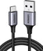 UGREEN 0.25M USB-A 2.0 to USB-C Cable Male to Male Nickel Plated Aluminum Shell Braided Charging Data Sync 60124 Ugreen