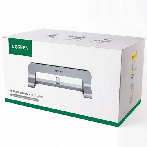 UGREEN Vertical Laptop Stand Holder Adjustable Aluminum Dock MacBook Surface Chromebook 15.6 Inch Desktop Space Saver (20471) Ugreen