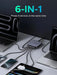UGREEN Nexode 200W 6-Port GaN II USB-C PD Fast Charger Desktop Station 4 USB-C 2 USB-A MacBook iPad iPhone Galaxy (40914) Ugreen