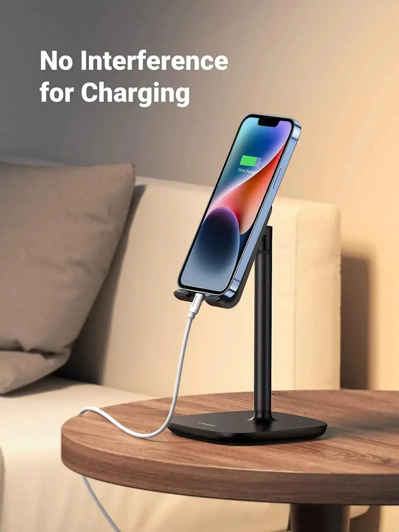 UGREEN Height Adjustable Desk Phone Holder iPhone 13 Pro Max 12 11 SE Galaxy S22 S21 All Phone Stand Universal Black (80194) Ugreen
