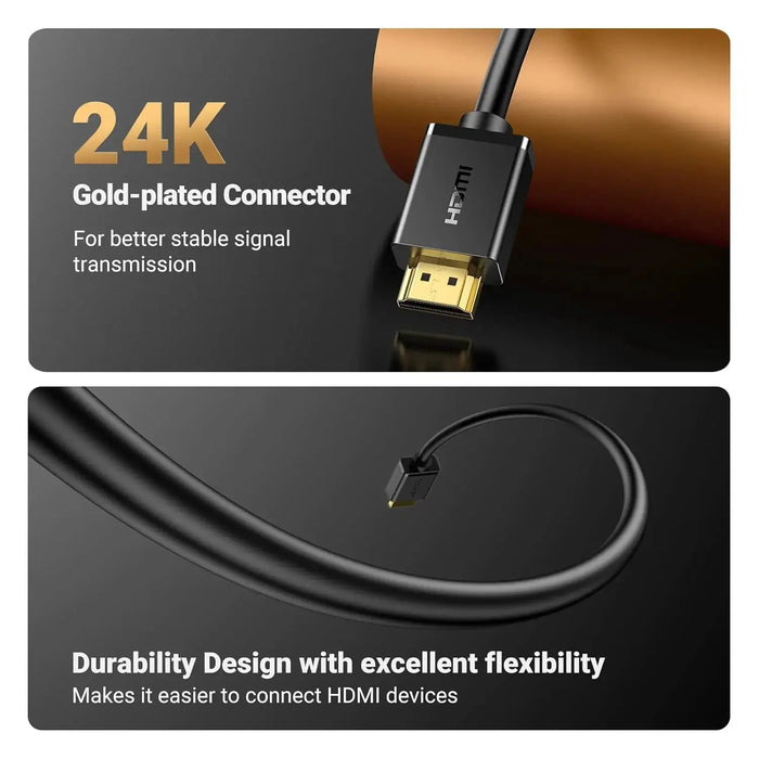 UGREEN HDMI Extension Cable 1M Male to Female 4K@60Hz 3D 1080P HDMI Extender Gold Plated High Speed ARC CEC (10141) Ugreen