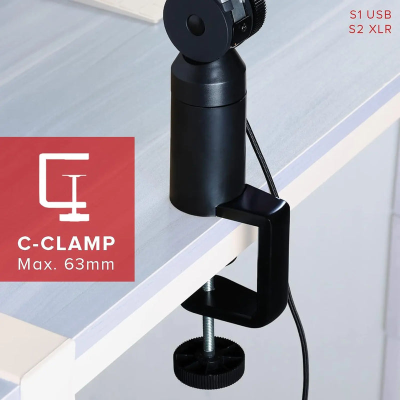 Thronmax Caster Microphone Boom Arm With Internal Xlr Cable (S2) Thronmax