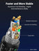 UGREEN 6FT Cat 8 Ethernet Cable High Speed Braided 40Gbps 2000MHz Heavy Duty RJ45 Gaming PC PS5 PS4 Xbox Router 80431 Ugreen