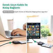 UGREEN USB 3.0 SATA Adapter Cable 5Gbps External Hard Drive Converter 2.5" 3.5" HDD SSD 12V Power Supply (20611) Ugreen