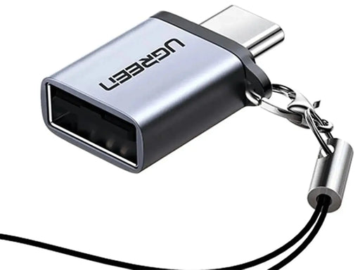 UGREEN Type C Male to USB 3.0 A Female Adapter Cable Lanyard 5Gbps High Speed Data Transfer PC Laptop MacBook Space Gray 50283 Ugreen