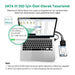 UGREEN USB 3.0 SATA Adapter Cable 5Gbps External Hard Drive Converter 2.5" 3.5" HDD SSD 12V Power Supply (20611) Ugreen
