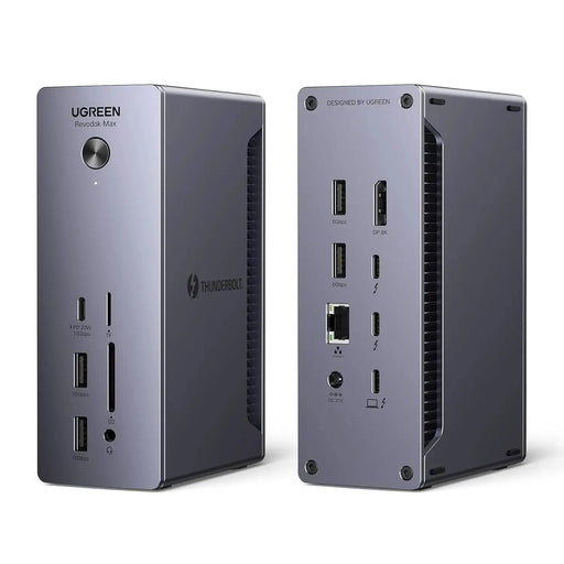 UGREEN Revodok Max 213 Thunderbolt 4 Dock 13-in-1 40Gbps Dual 4K 60Hz 8K 90W Charging 2.5GbE SD/TF MacBook Windows (25054) Ugreen
