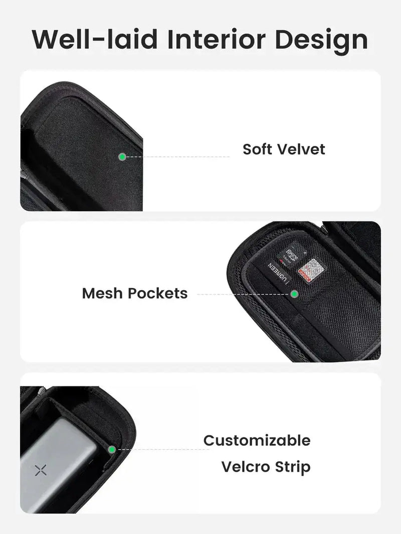 UGREEN Universal Electronic Accessories Travel Case | Cable Organizer, Portable Carrying Pouch (50903) TeckPot