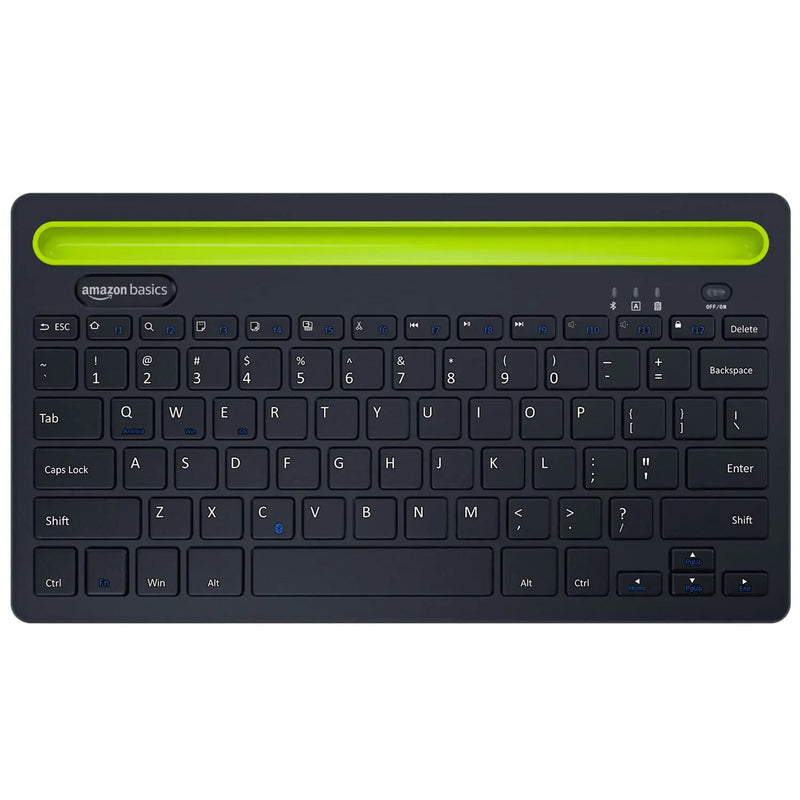 Amazon Basics AB22A065001 Wireless Bluetooth Multi-Device Keyboard For Windows, Apple iOS Android, Chrome-(Open Box) Amazon Basics
