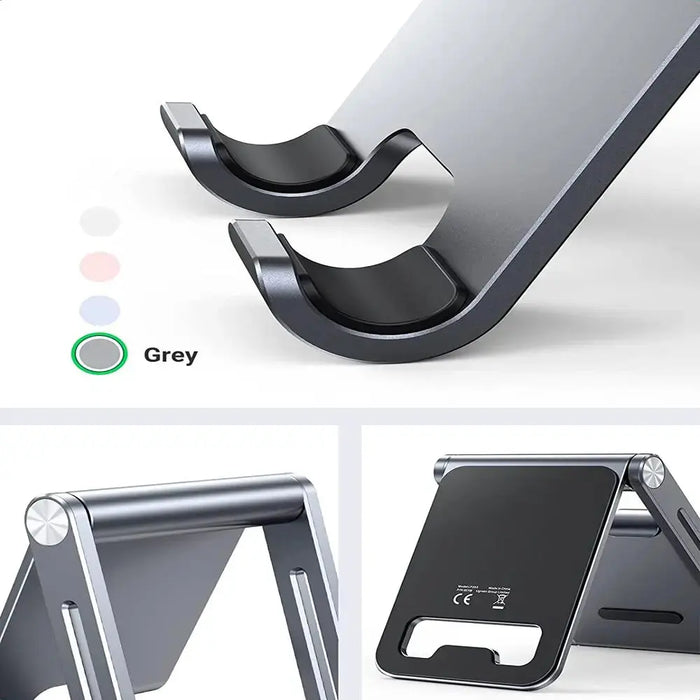 UGREEN Height Adjustable Tabletop Cell Phone Stand Holder Aluminum Case Desk Phone Mount Mobile Device Support (80708) Ugreen