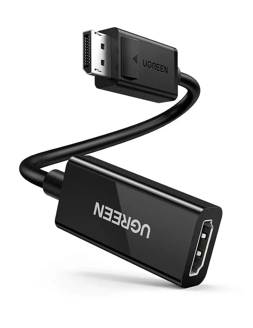 UGREEN 25cm DisplayPort Male To HDMI Female Converter 4K*2k@60Hz Video Display Cord Compatible with HDTV Monitor Projector Computer(70694) TeckPot