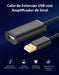UGREEN USB 2.0 Active Extension Cable 20M Built-in Signal Booster Repeater A Male to Female Webcam Printer (10324) Ugreen